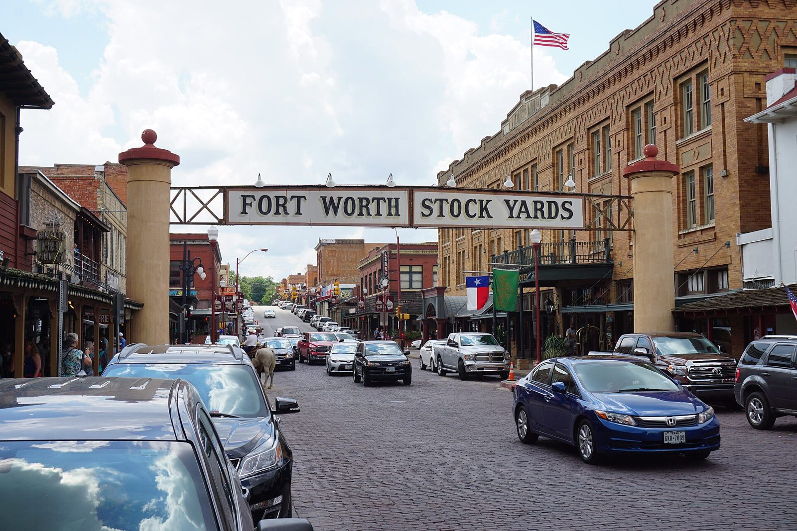 Exchange Avenue, en los Stockyards de Fort Worth